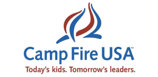 Camp Fire USA logo with the line, "Today's kids. Tomorrow's leaders."