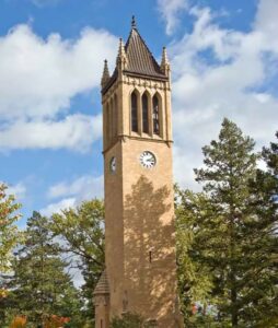 The Campanile on Iowa State University campus.